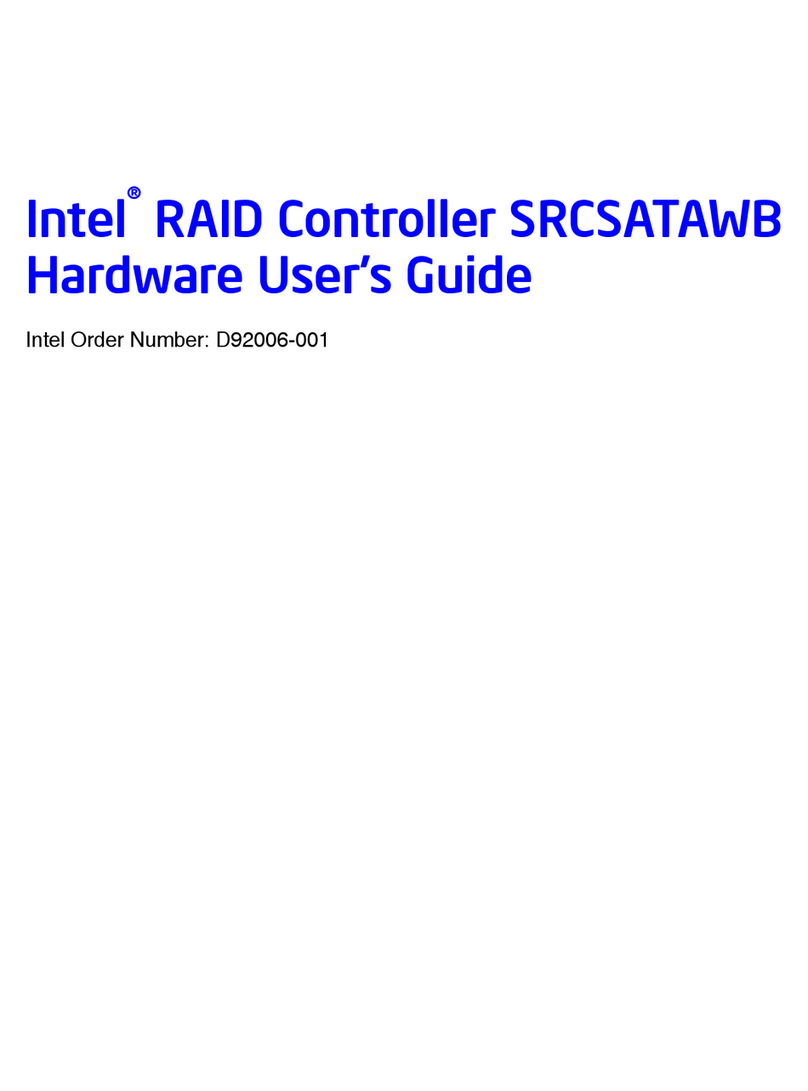 Intel SRCSATAWB - RAID Controller Installation manual