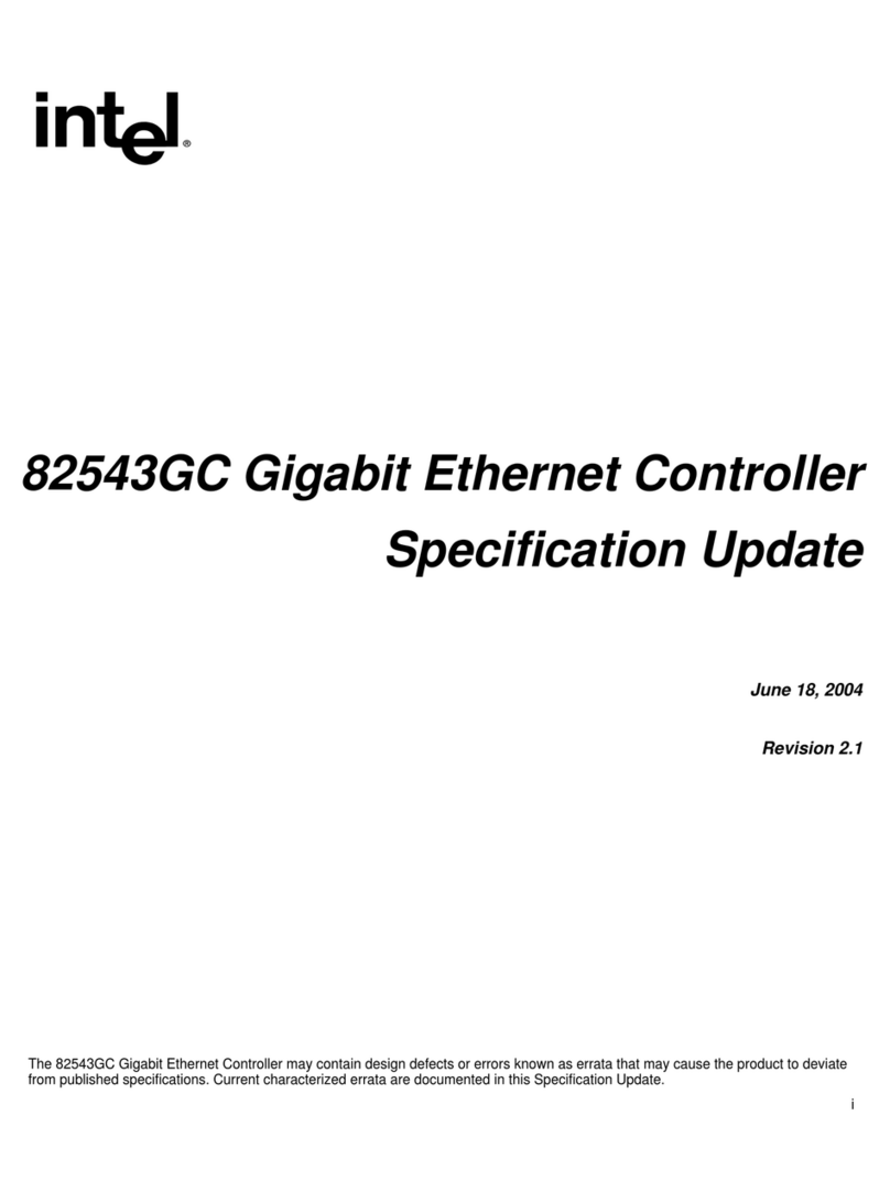 Intel 82543GC Specification update