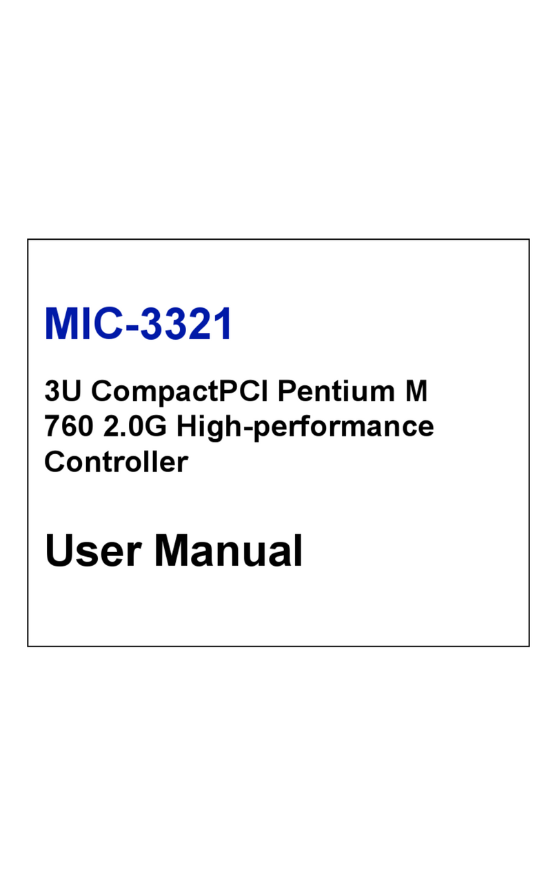 Advantech 3U Compact PCI user manual