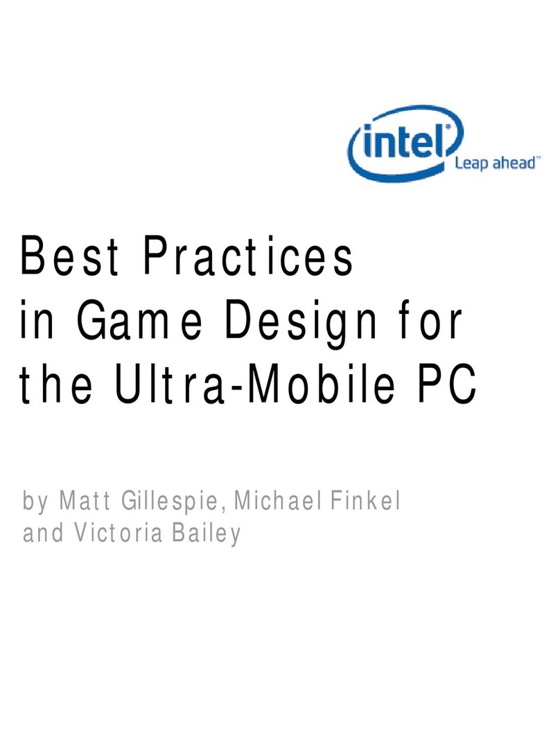 Intel UMPC User manual Intel UMPC User manual