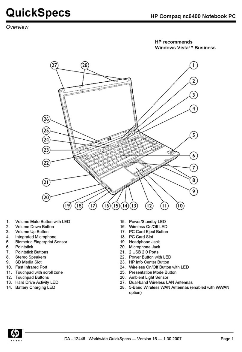 Intel Compaq nc6400 User instructions Intel Compaq nc6400 User instructions