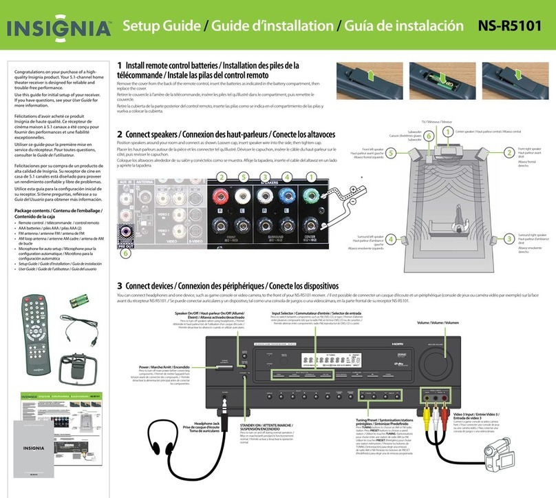 Insignia NS-R5101 User manual