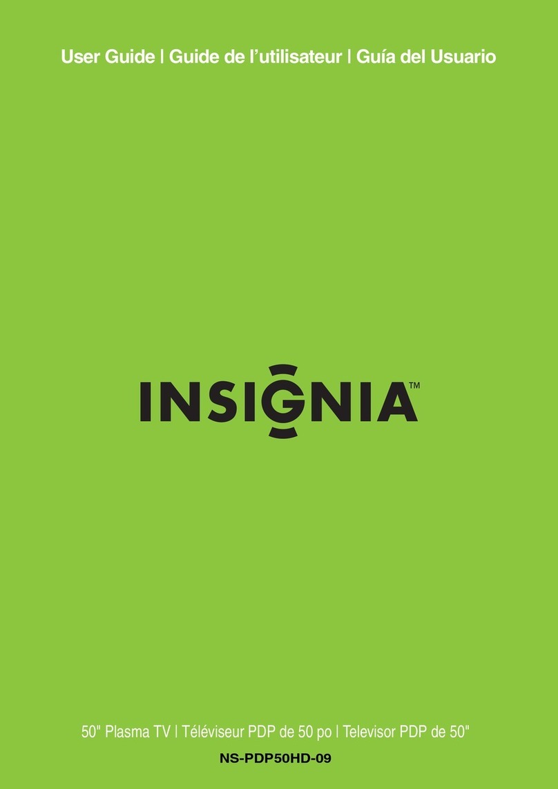 Insignia NS-PDP50HD-09 User manual