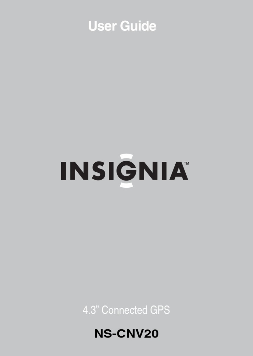 Insignia NS-CNV20 - Automotive GPS Receiver User manual