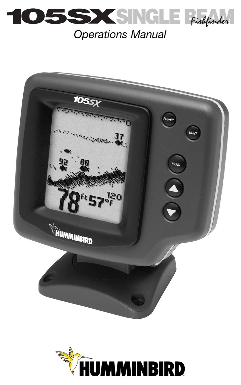 Humminbird Single Beam 105SX Operation manual