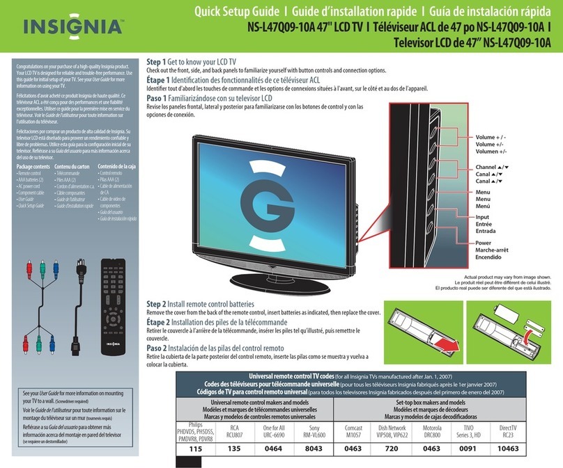 Insignia NS-L47Q09-10A User manual
