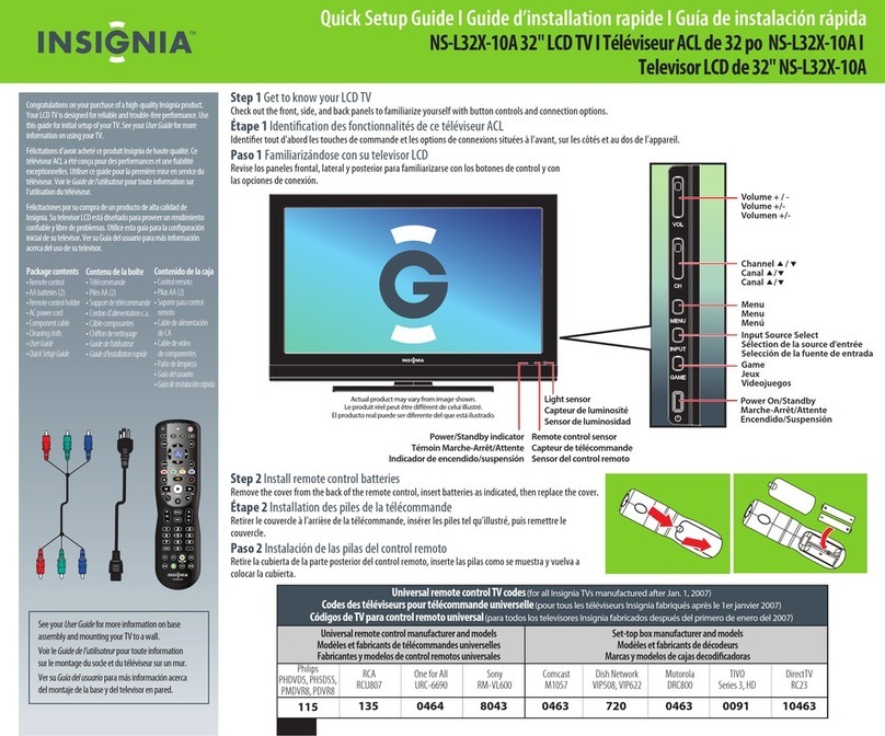 Insignia NS-L32X-10A User manual