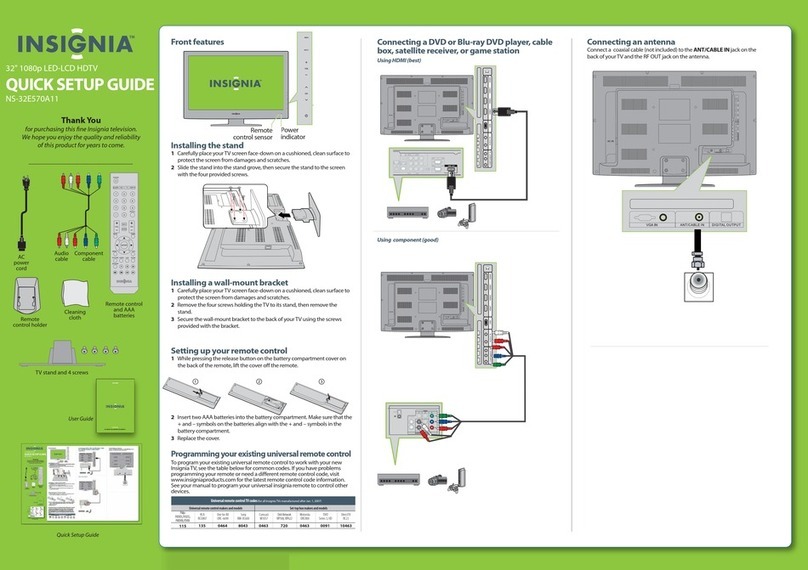 Insignia NS-32E570A11 User manual