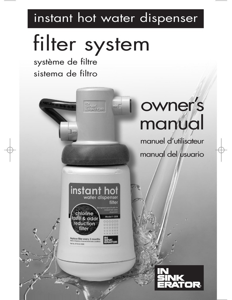 InSinkErator Water Dispenser User manual