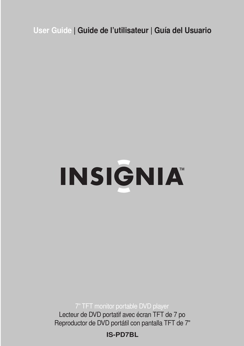 Insignia IS-PD7BL User manual