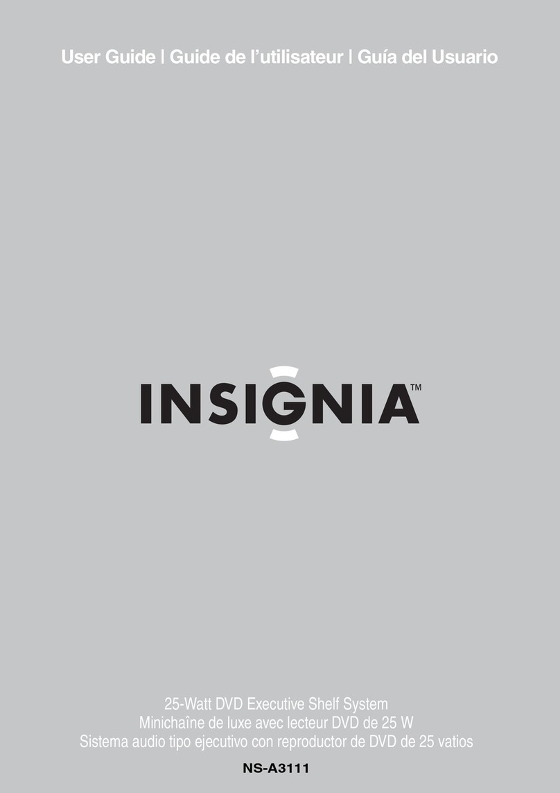 Insignia NS-A3111 - AV System User manual