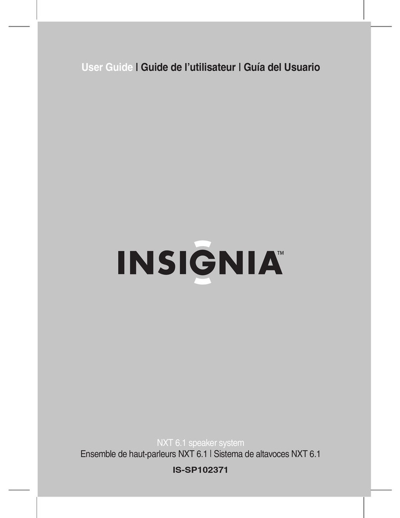 Insignia IS-SP102371 User manual