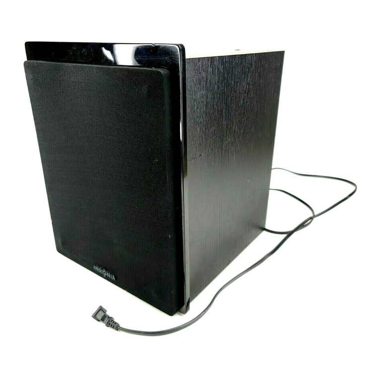 Insignia NS-HT51 - 5.1-CH Home Theater Speaker Sys user guide