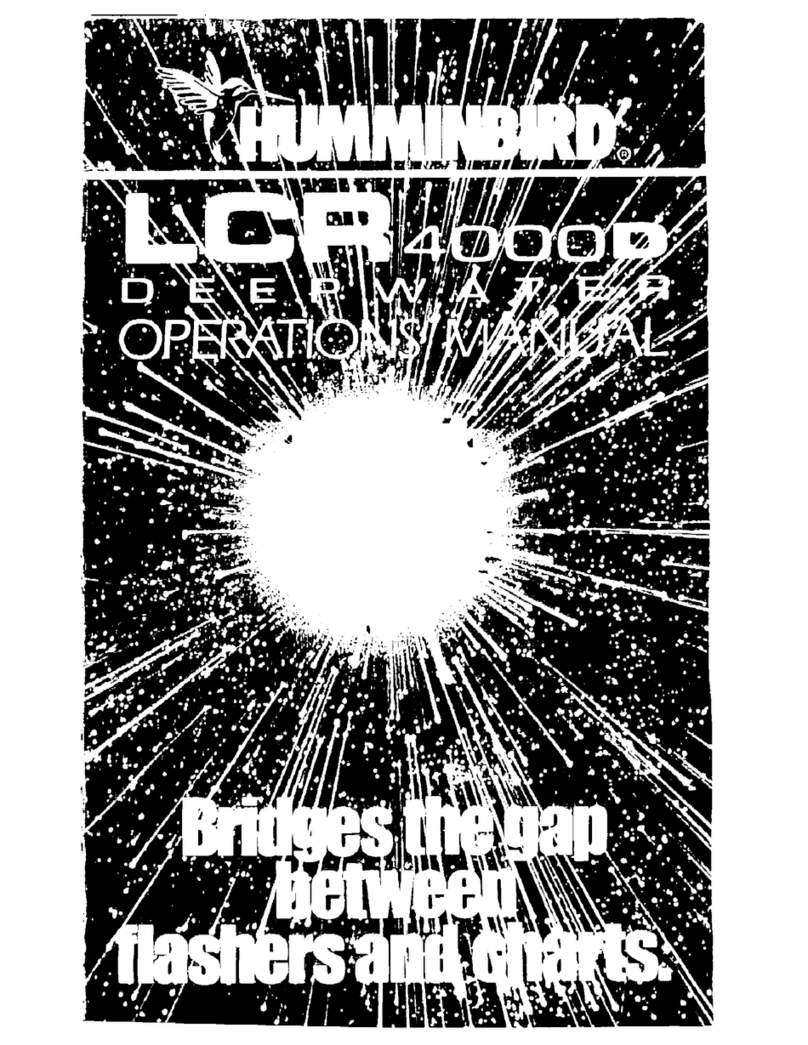 Humminbird LCR 4000D Operation manual