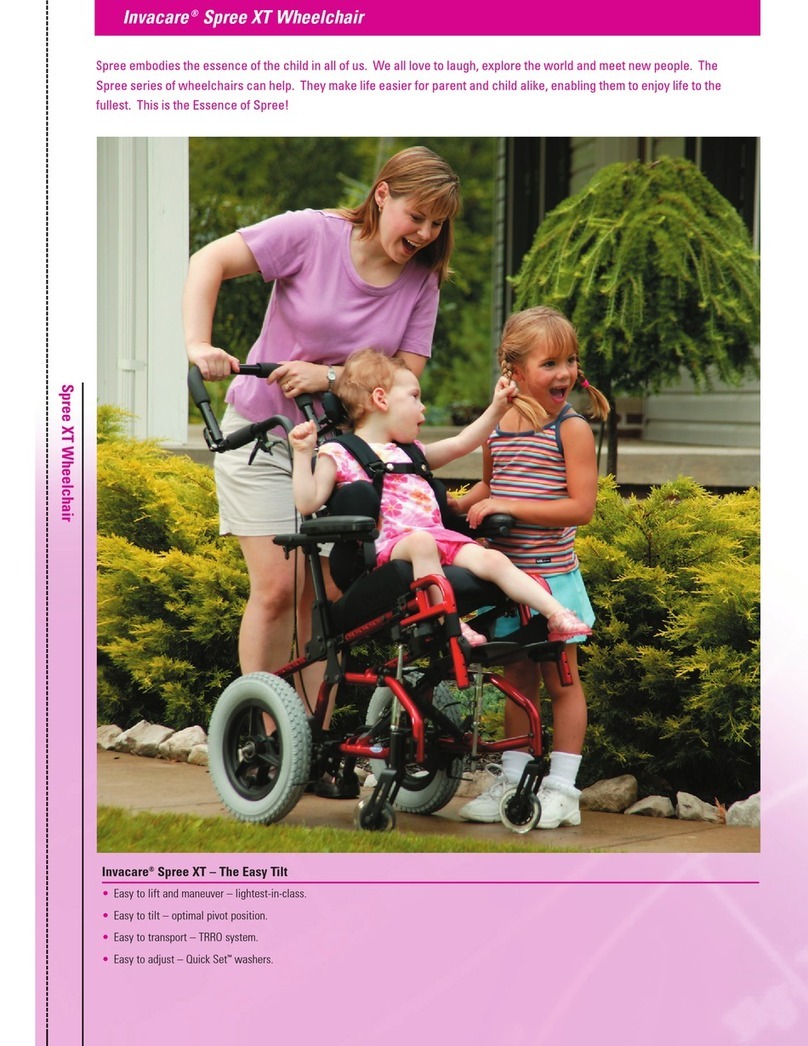 Invacare Spree XT Specifications