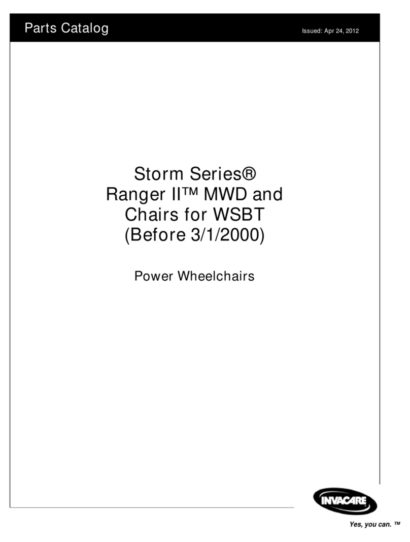Invacare Ranger IITM MWD Instruction Manual