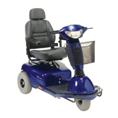 Invacare Scooter User manual