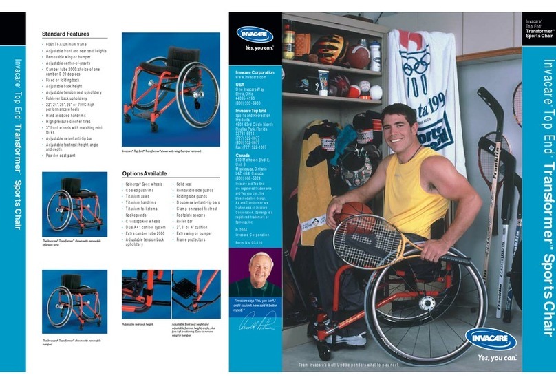 Invacare Top End Transformer User manual
