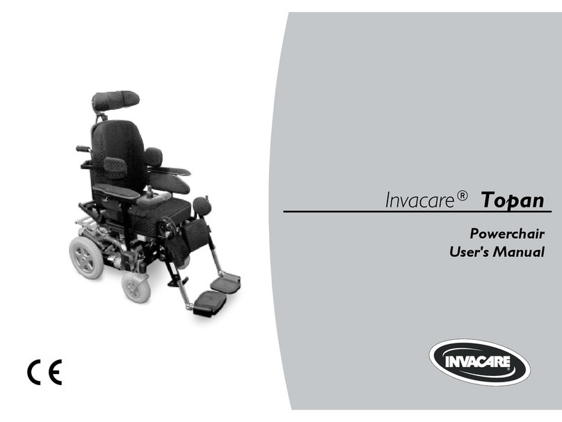 Invacare Topan User manual