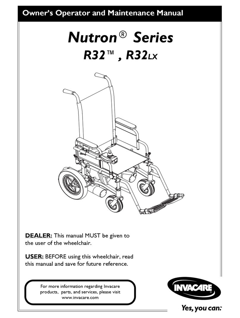 Invacare Nutron Series operating & maintenance manual