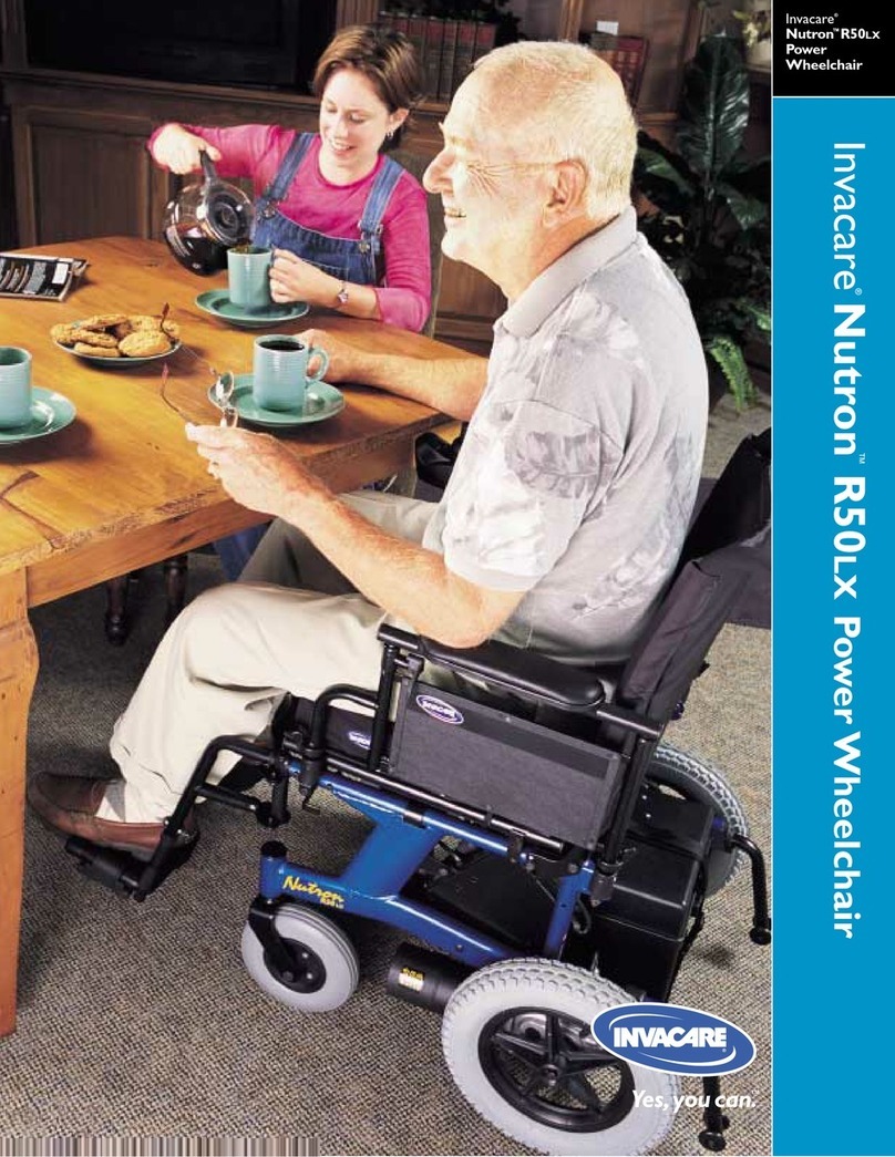Invacare Nutron R50LX Specifications