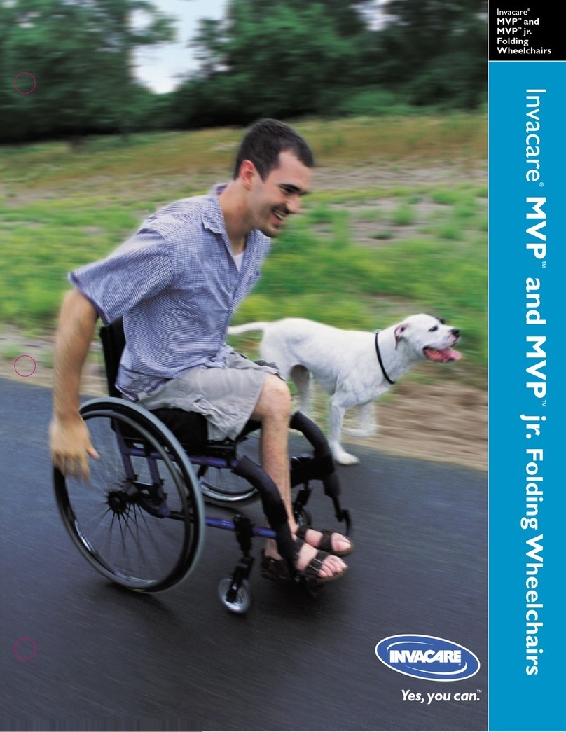 Invacare MVP User manual Invacare MVP User manual