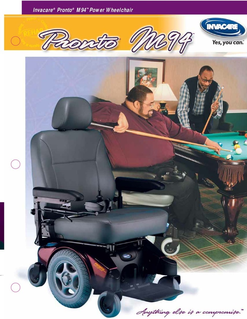 Invacare Pronto M94 User manual
