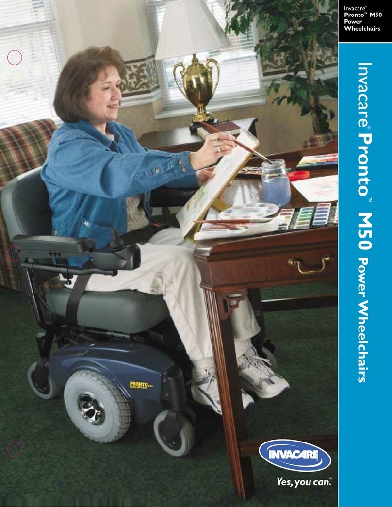 Invacare Pronto M50 User manual