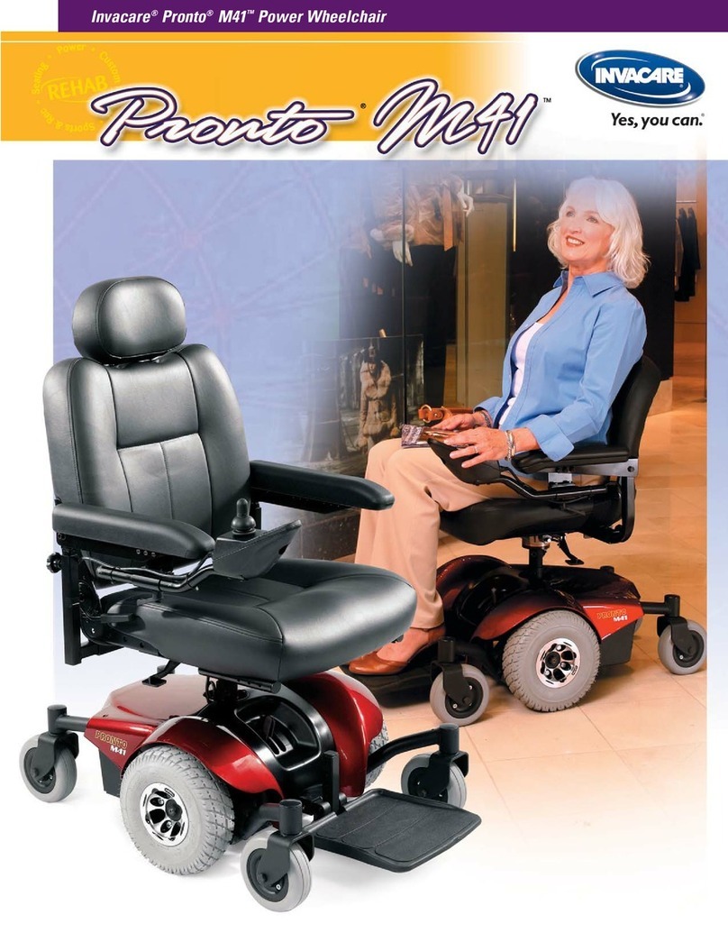 Invacare Pronto M41 User manual