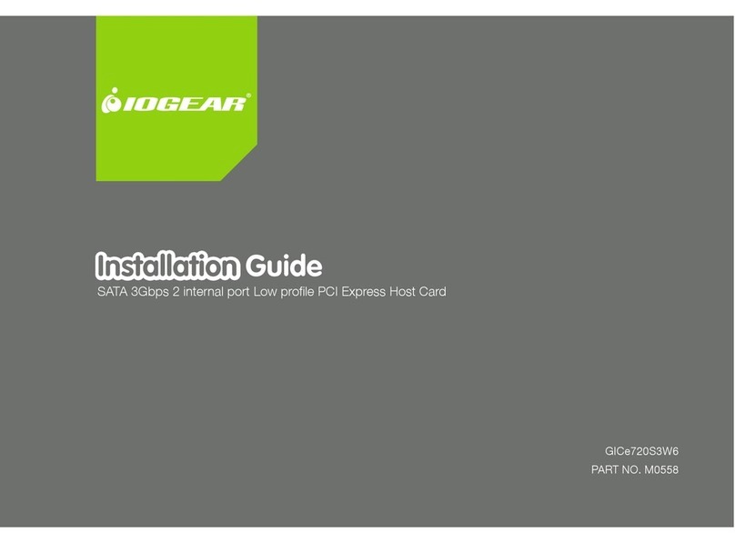 IOGear GICe720S3W6 User manual