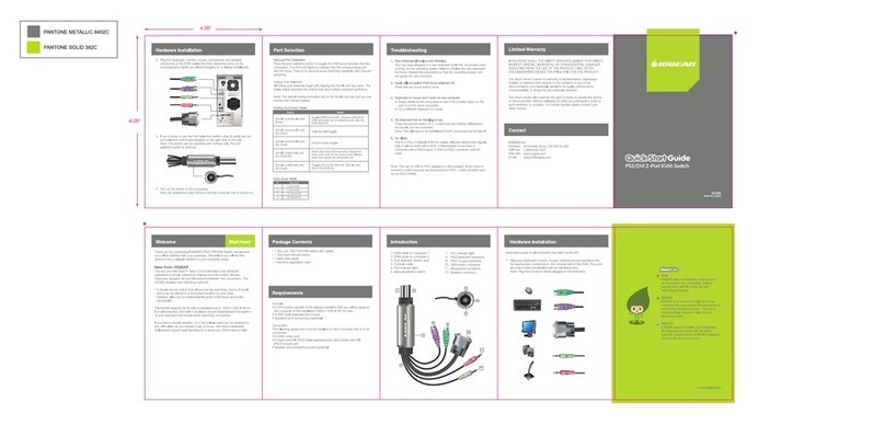 IOGear GCS92 User manual IOGear GCS92 User manual