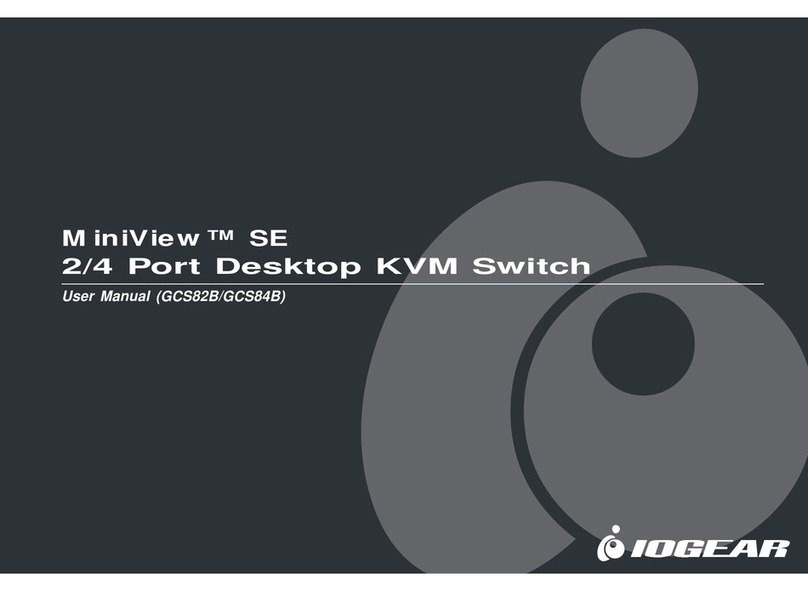 IOGear GCS82B/GCS84B User manual