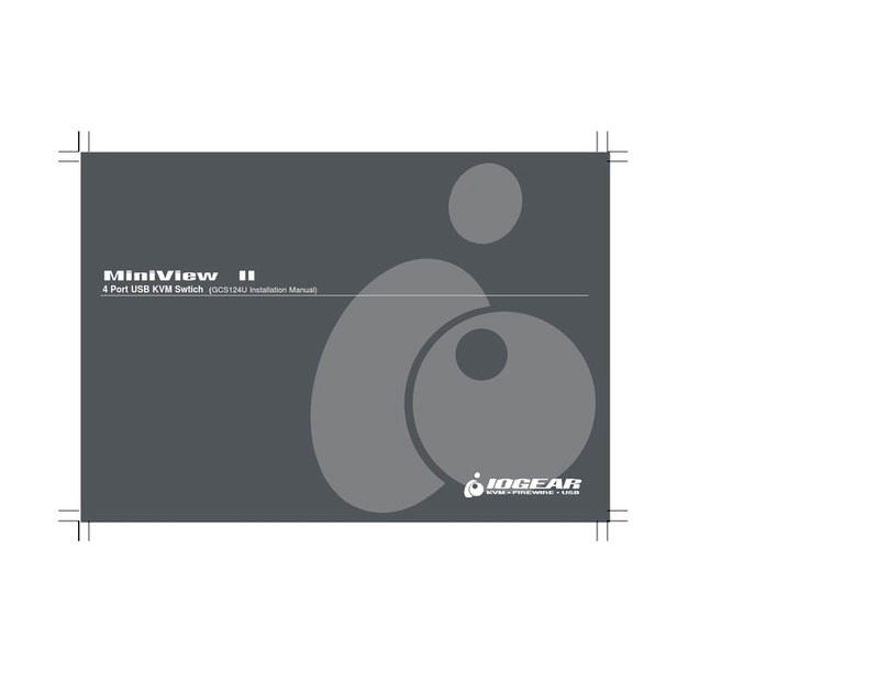 IOGear MiniView II GCS124U User manual