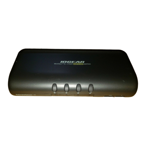 IOGear MiniView III GCS1712 User manual