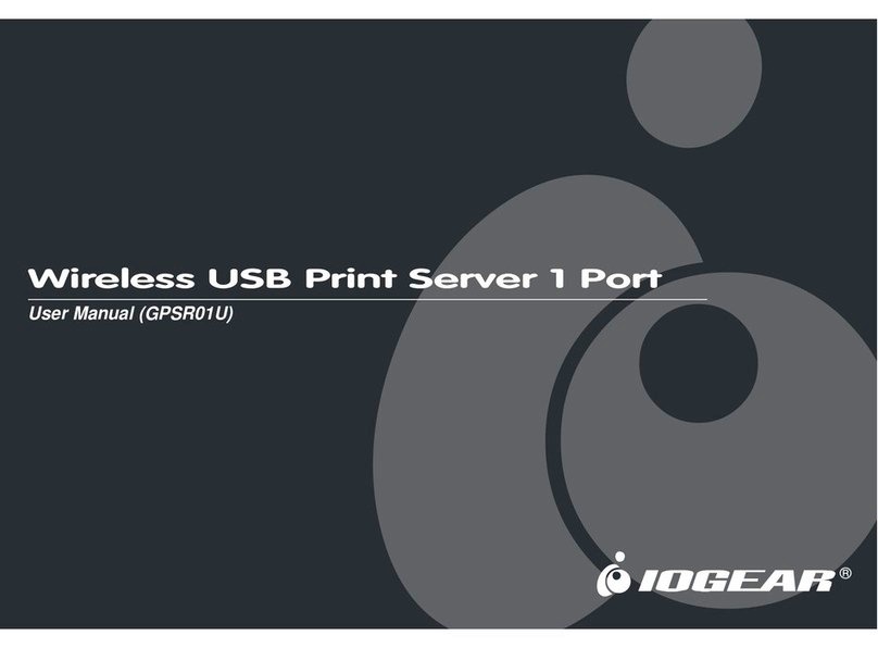 IOGear Wireless USB Print Server GPSR01U  GPSR01U... user manual