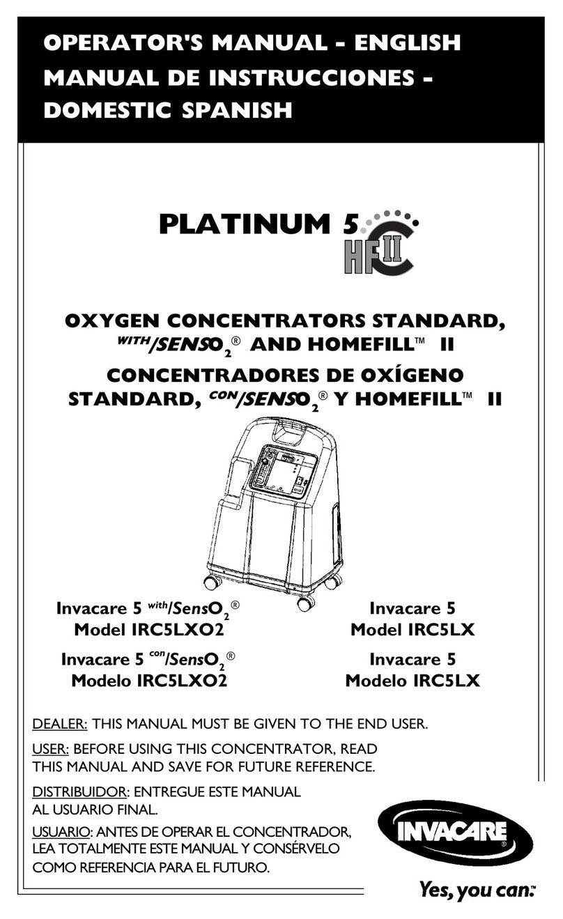 Invacare Platinum IRC5LXO2 User manual