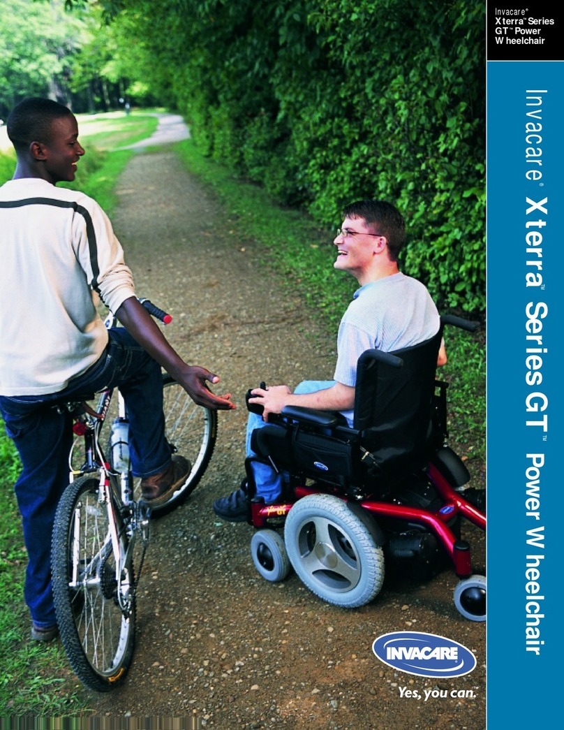 Invacare XTERRA GT User manual