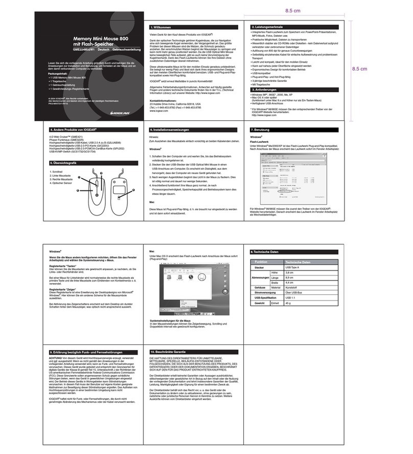 IOGear GME224M32W1 User manual