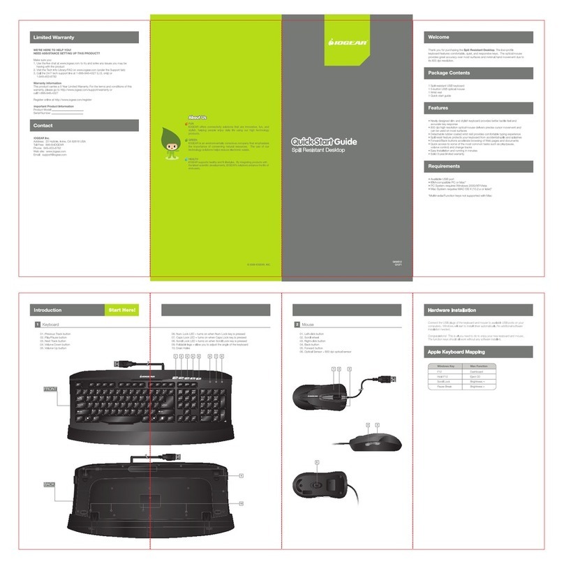 IOGear GKM512 User manual