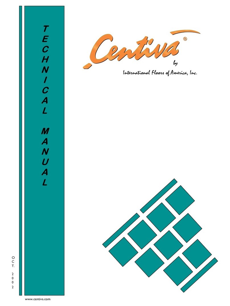 International Floors of America Centiva Floors Technical manual International Floors of America Centiva Floors Technical manual