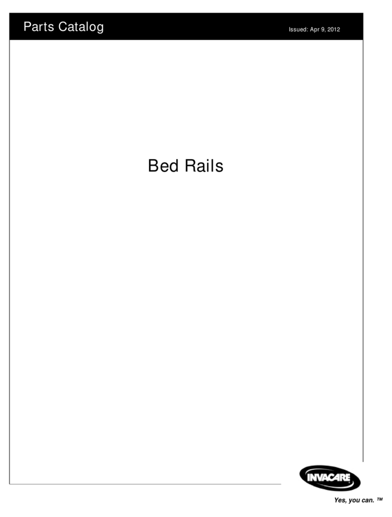 Invacare Bed Rails Instruction Manual