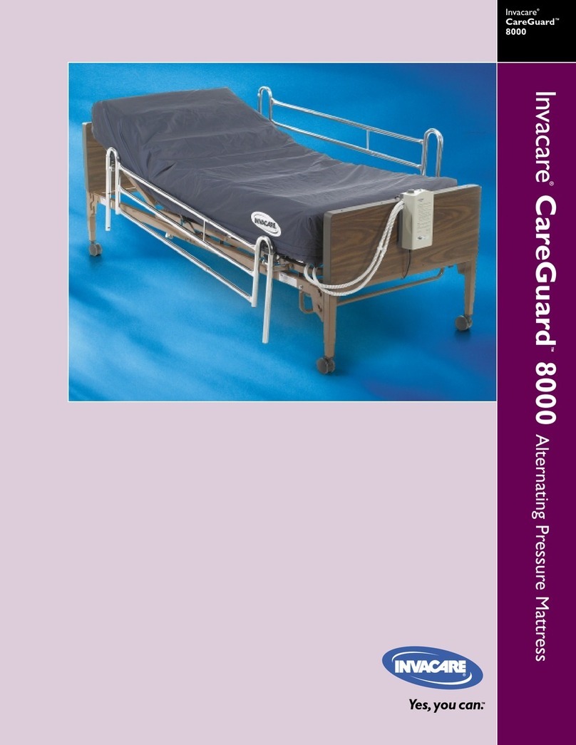 Invacare CareGuard 8000 User manual Invacare CareGuard 8000 User manual