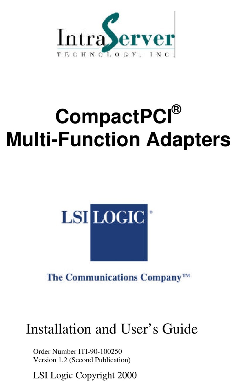 IntraServer Technology ITI-90-100250 Installation and user guide