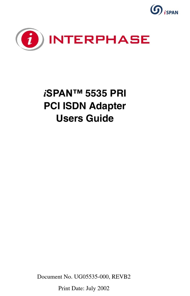 Interphase iSPAN 5535 PRI user guide