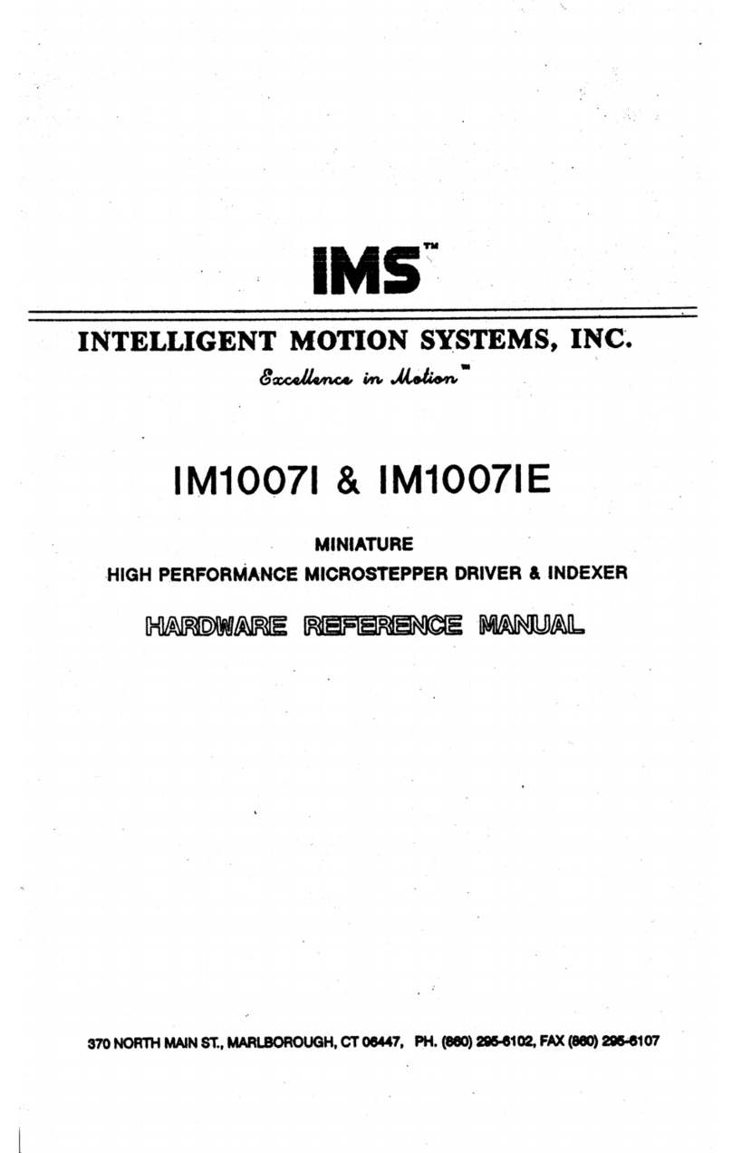 Intelligent Motion Systems IM1007 I/IE Hardware reference manual