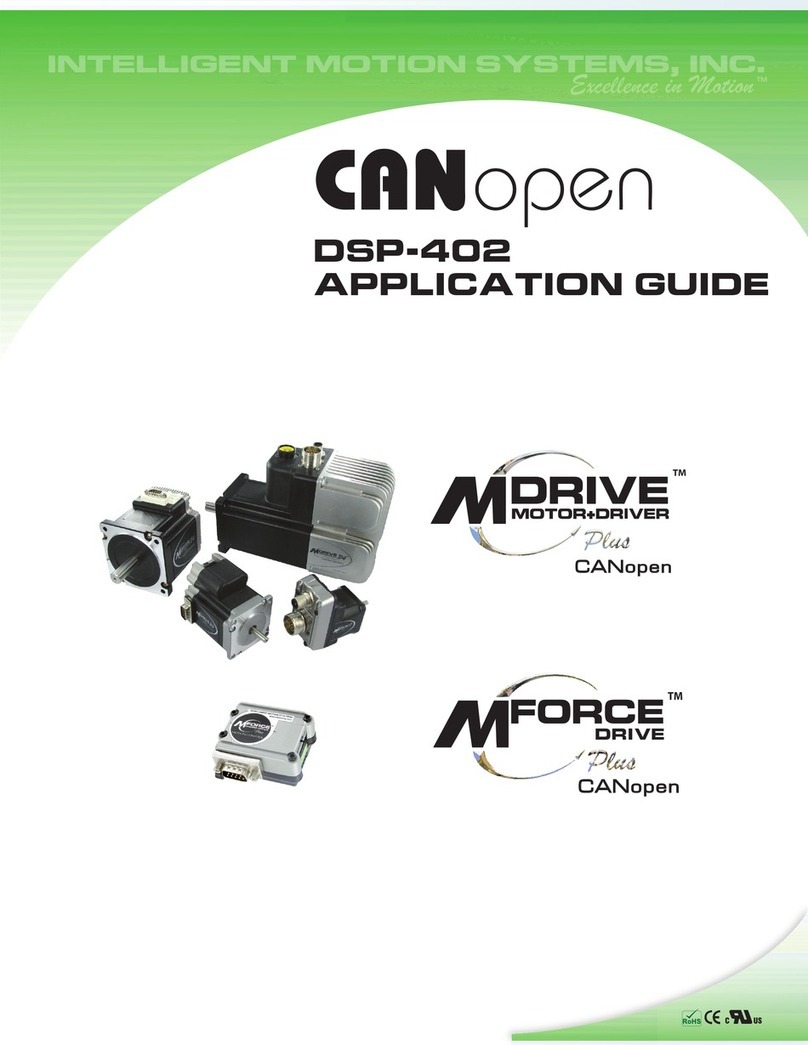 Intelligent Motion Systems MDrive DSP-402 Application guide