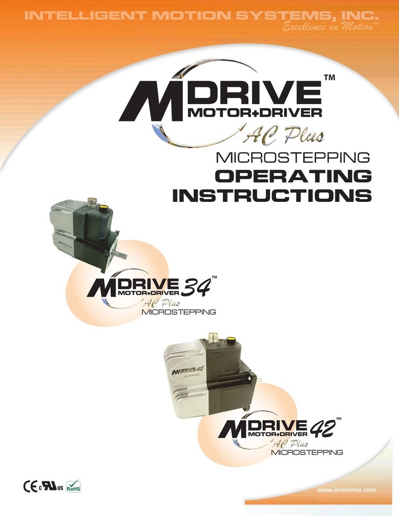 Intelligent Motion Systems MDrive34AC & 42AC Plus MDrive34AC operating instructions