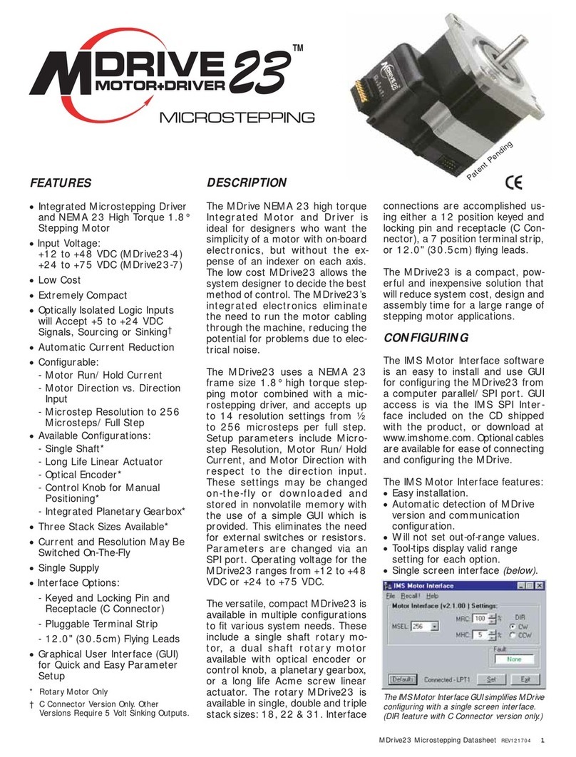 IMS MDrive23 Product data