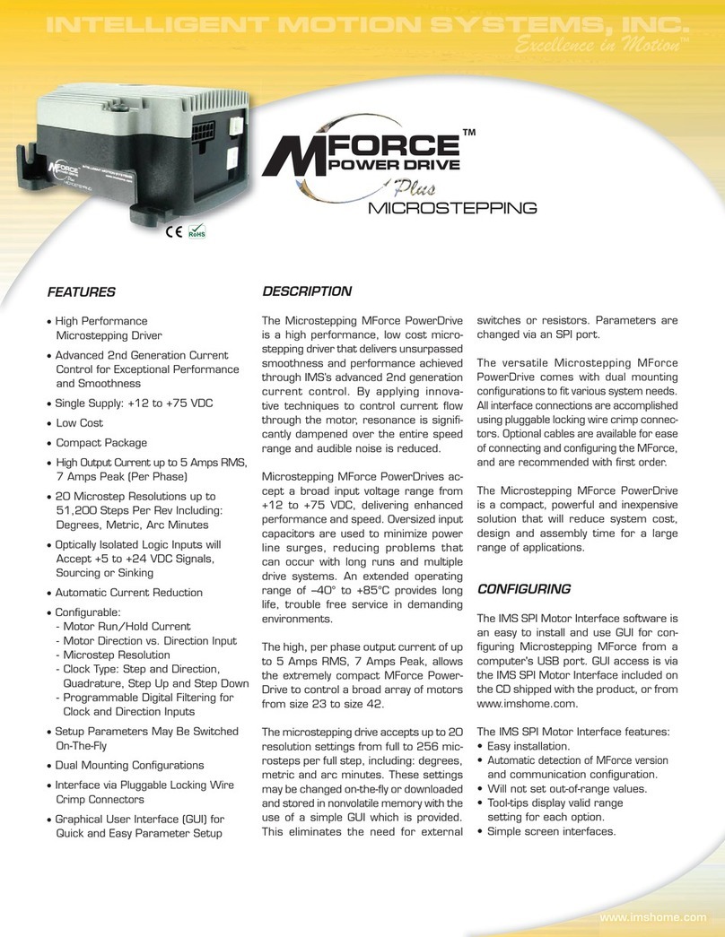 Intelligent Motion Systems Microstepping MForce PowerDrive Product data