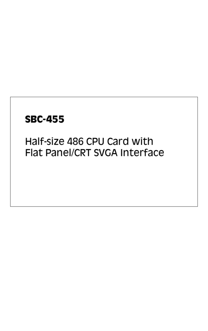 Aaeon SBC-455 product manual